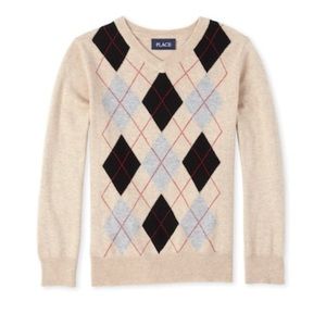 Boys Argyle Sweater
